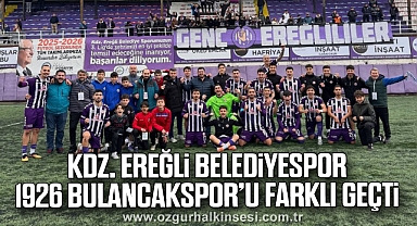Kdz. Ereğli Belediyespor, 1926 Bulancakspor’u Farklı Geçti