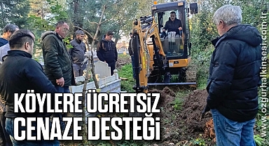 Köylere ücretsiz cenaze desteği