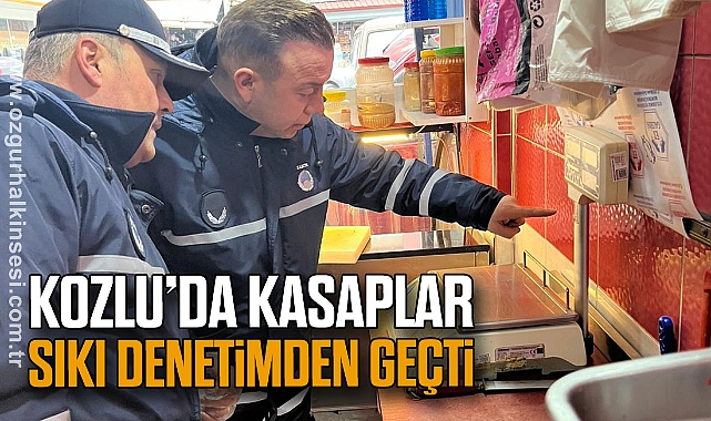 Kozlu’da Kasaplar Sıkı Denetimden Geçti