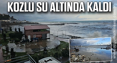 Kozlu Limanı su altında kaldı