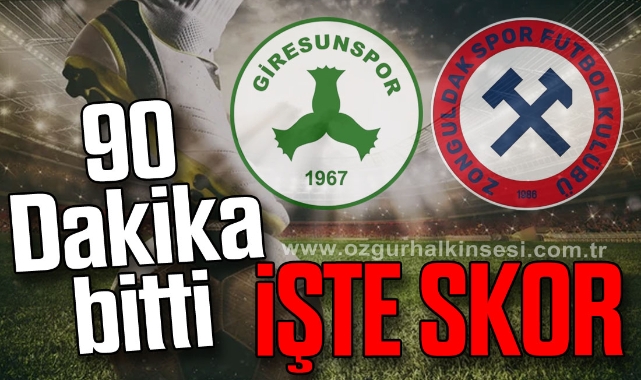 Maç Bitti! İşte Skor