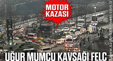 Motor Kazası: Uğur Mumcu Kavşağı Felç