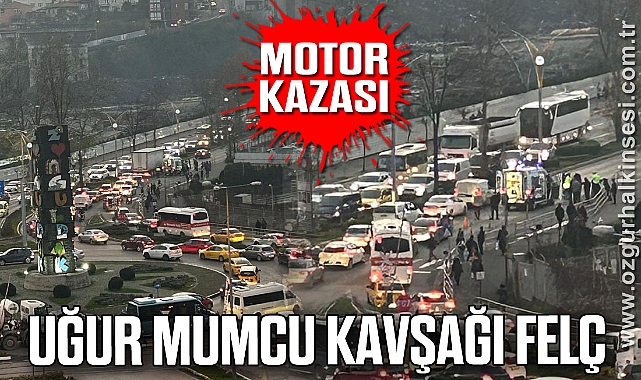 Motor Kazası: Uğur Mumcu Kavşağı Felç