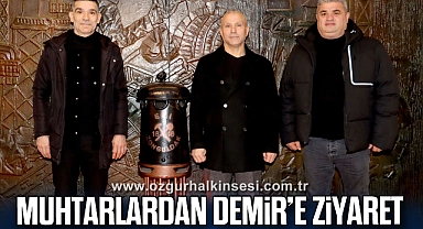 MUHTARLARDAN DEMİR’E ZİYARET
