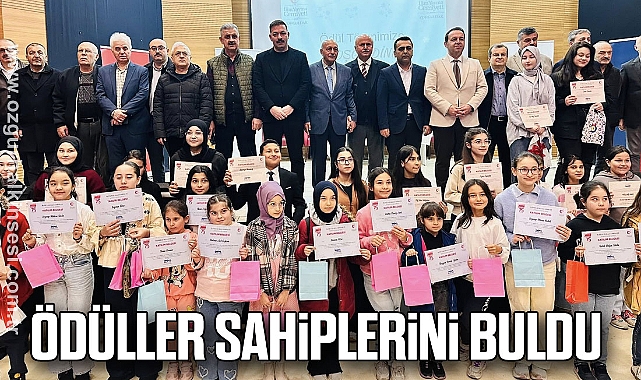 ÖDÜLLER SAHİPLERİNİ BULDU