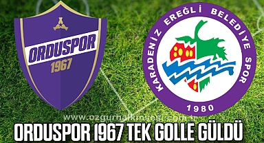Orduspor 1967 Tek Golle Güldü