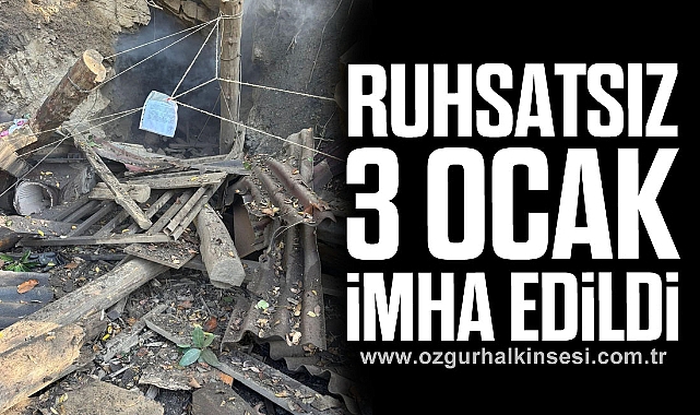 Ruhsatsız 3 Ocak İmha Edildi