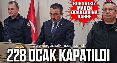 Ruhsatsız maden ocaklarına darbe, 228 ocak kapatıldı