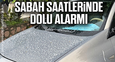 Sabah Saatlerinde Dolu Alarmı