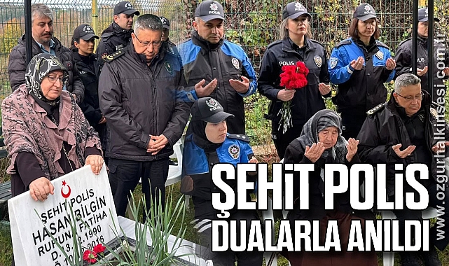 Şehit Polis Dualarla Anıldı