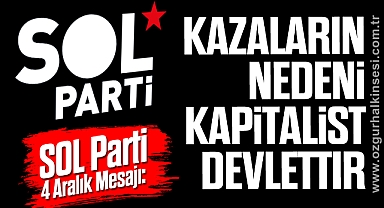 SOL Parti 4 Aralık Mesajı: 