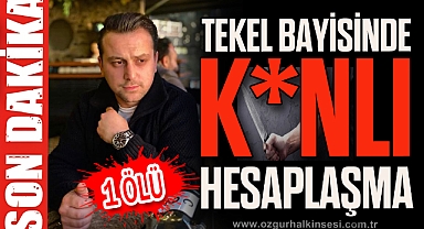 TEKEL BAYİSİNDE KANLI HESAPLAŞMA