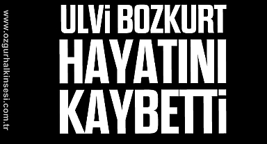Ulvi Bozkurt hayatını kaybetti