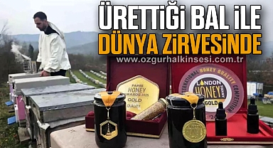 ÜRETTİĞİ BAL İLE DÜNYA ZİRVESİNDE
