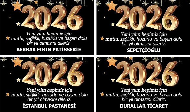 YENİ YILI KUTLADILAR