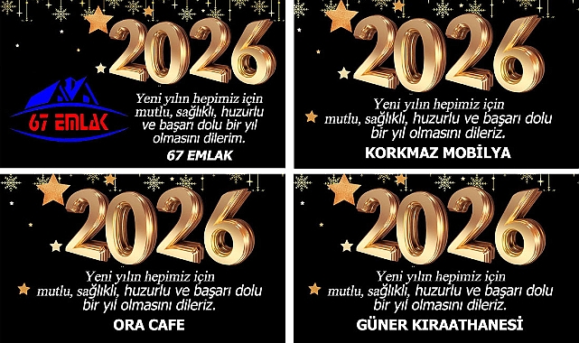 YENİ YILI KUTLADILAR