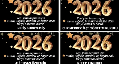 YENİ YILI KUTLADILAR