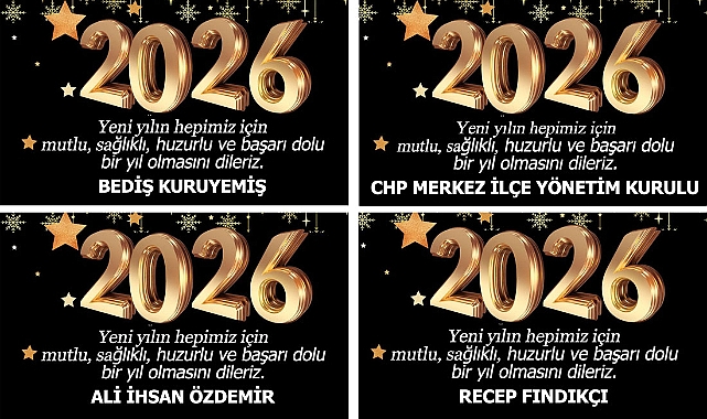 YENİ YILI KUTLADILAR