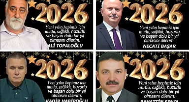 YENİ YILI KUTLADILAR