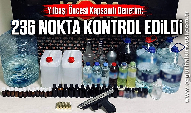 Yılbaşı Öncesi Kapsamlı Denetim: 236 Nokta Kontrol Edildi