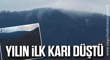 Yılın İlk Karı Düştü