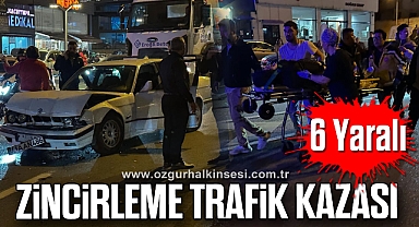 Zincirleme Trafik Kazası: 6 Yaralı