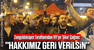Zonguldakspor Taraftarından TFF'ye 'Şike' Çağrısı: 
