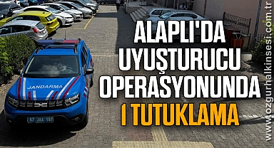 Alaplı'da uyuşturucu operasyonunda 1 tutuklama