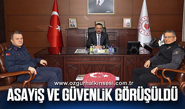 Asayiş ve Güvenlik Görüşüldü