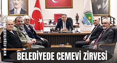 BELEDİYEDE CEMEVİ ZİRVESİ