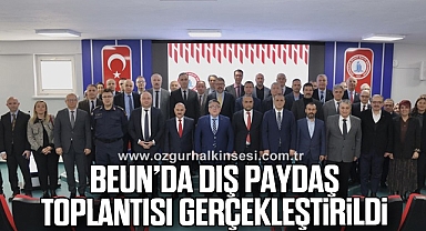 BEUN’da dış paydaş toplantısı gerçekleştirildi