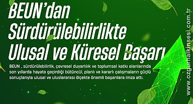 BEUN’dan Sürdürülebilirlikte Ulusal ve Küresel Başarı