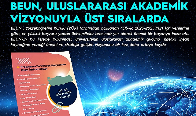 BEUN, Türkiye’nin önde gelen üniversiteleri arasında