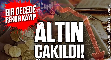 Bir Gecede Rekor Kayıp: Altın Resmen Çakıldı!