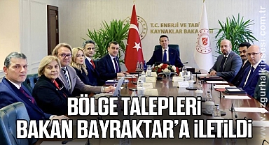 Bölge Talepleri Bakan Bayraktar’a İletildi