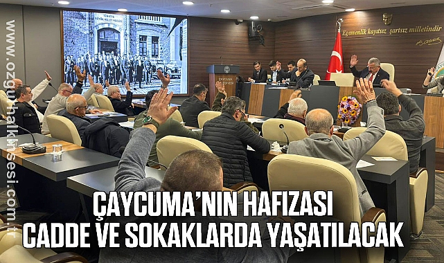 Çaycuma’nın hafızası cadde ve sokaklarda yaşatılacak