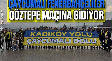 Çaycumalı Fenerbahçeliler Göztepe maçına gidiyor