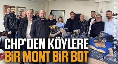 CHP’DEN KÖYLERE BİR MONT BİR BOT