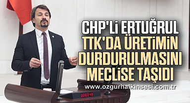 CHP'li Ertuğrul TTK'da üretimin durdurulmasını meclise taşıdı