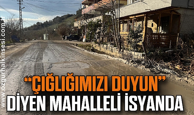 Çığlığımızı Duyun” Diyen Mahalleli İsyan Bayrağını Çekti