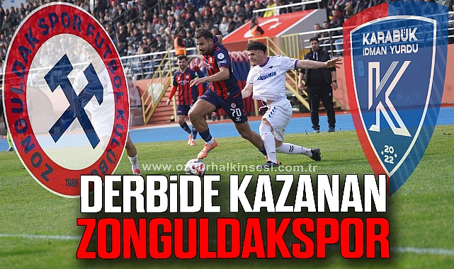 Derbide kazanan Zonguldakspor