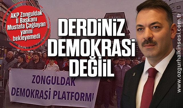 “DERDİNİZ DEMOKRASİ DEĞİL”