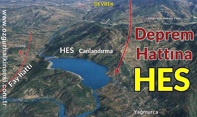 Devrek’te Fay Hattına HES Yapılıyor