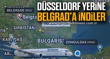 DÜSSELDORF YERİNE BELGRAD’A İNDİLER