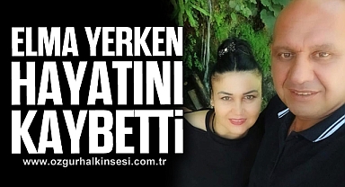 ELMA YERKEN HAYATINI KAYBETTİ 