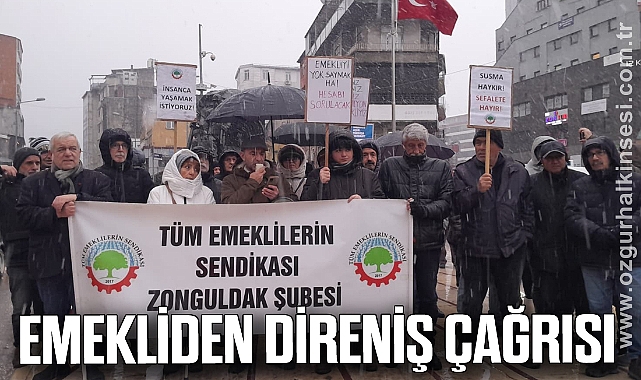 EMEKLİDEN DİRENİŞ ÇAĞRISI