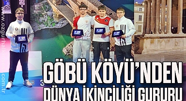 Göbü Köyü’nden Dünya İkinciliği Gururu