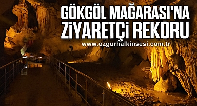 Gökgöl Mağarası'na ziyaretçi rekoru