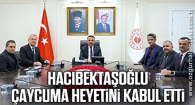 Hacıbektaşoğlu Çaycuma heyetini kabul etti
