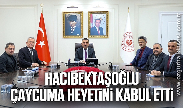 Hacıbektaşoğlu Çaycuma heyetini kabul etti